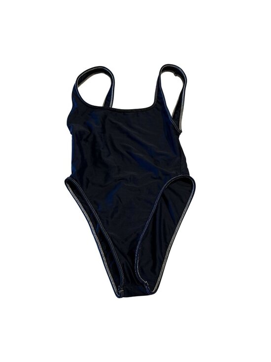 Dipped in Blue Other - Dipped in Blue Black Low Scoop Back One Piece Swimsuit Women's Size Small S